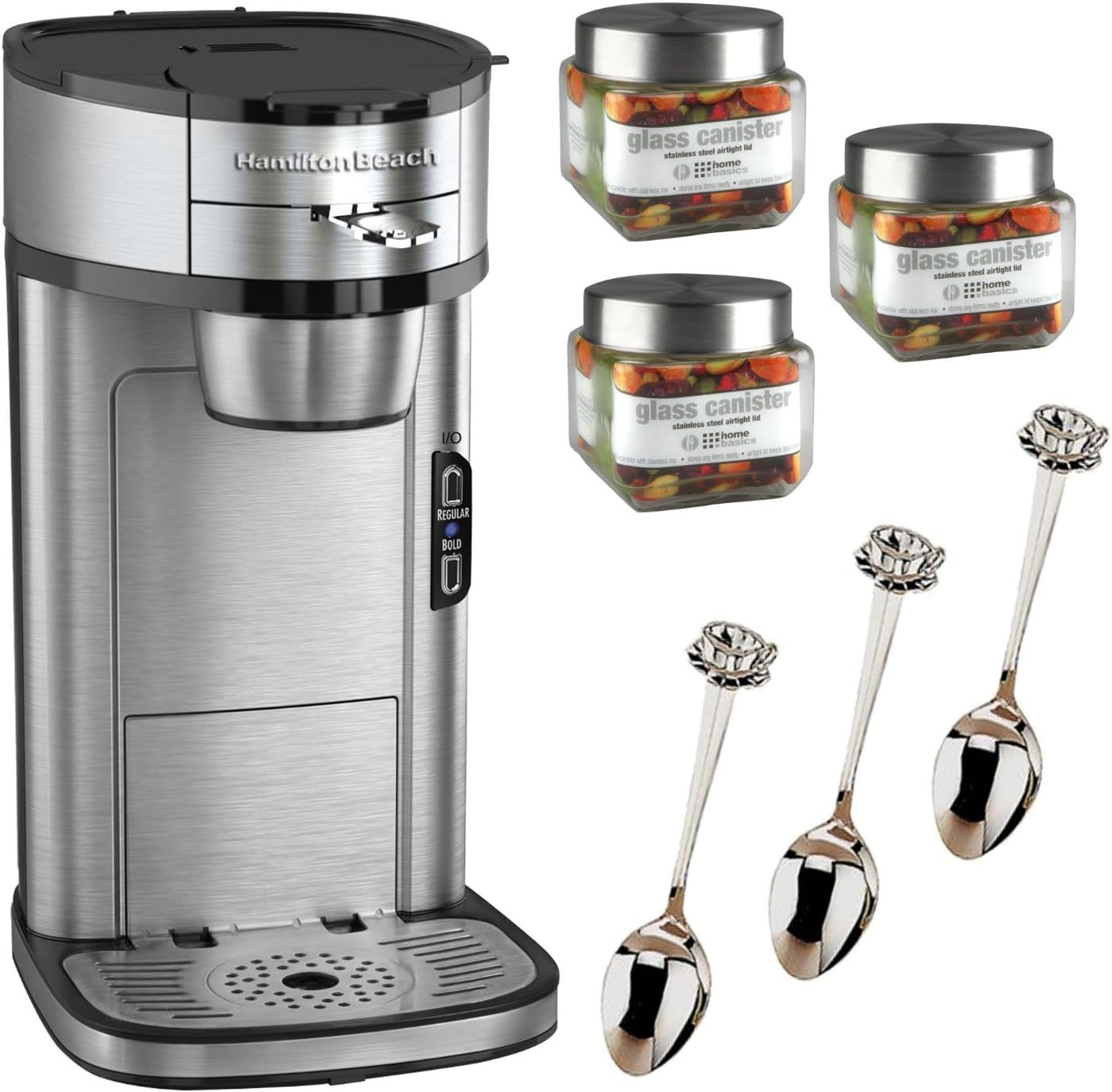 Single Serve Coffee Maker & Electric Coffee Grinder P451