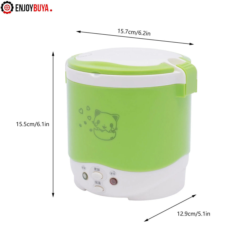 1L Mini Electric Rice Cooker with Measuring Cup and Spoon R7721