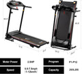 Folding Treadmill with Incline 2.5HP 12KM/H Electric Treadmill B5014