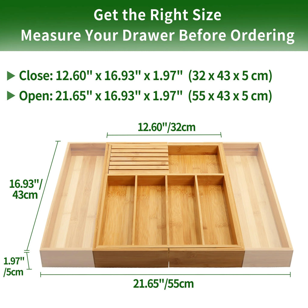 Bamboo Kitchen Organizer B592209