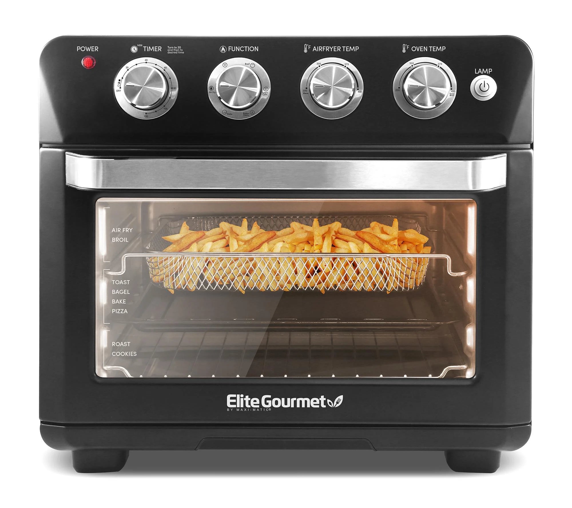 25L Digital Air Fryer Oven Black P35208