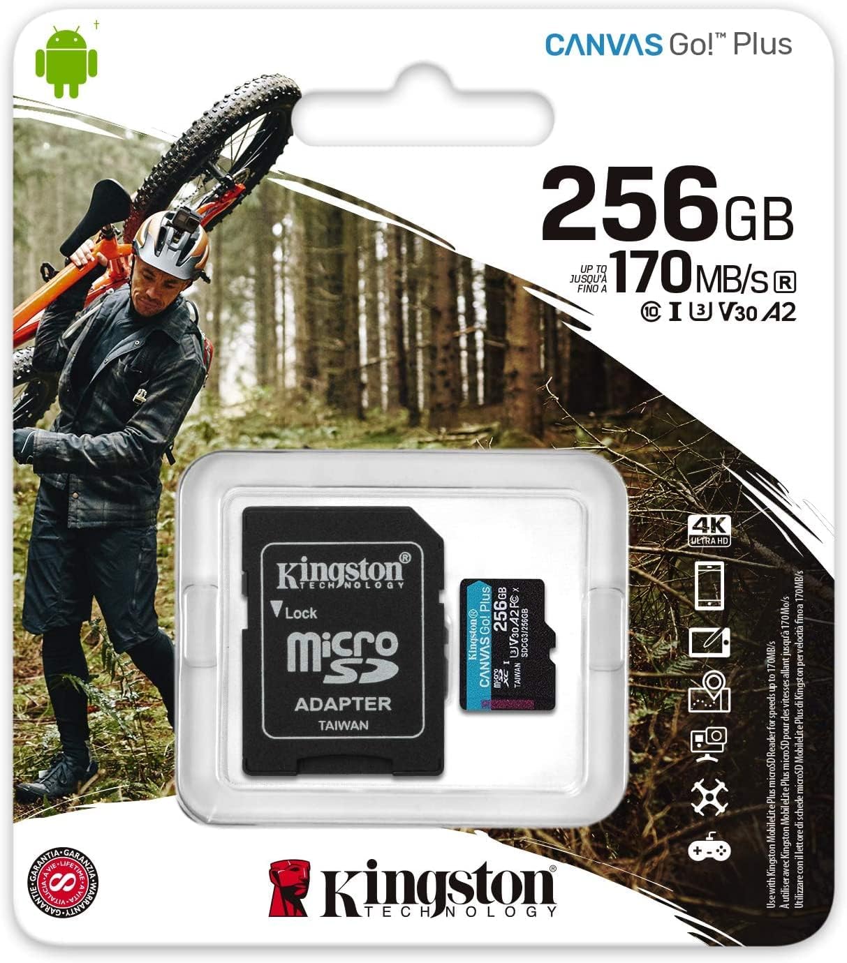 256GB MicroSD Card 170MB/s Read Speed N33353
