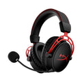 Red Wireless Gaming Headset with 300-hour battery life, Memory foam, Dual Chamber Drivers, Noise-canceling mic, Durable aluminum frame J8968
