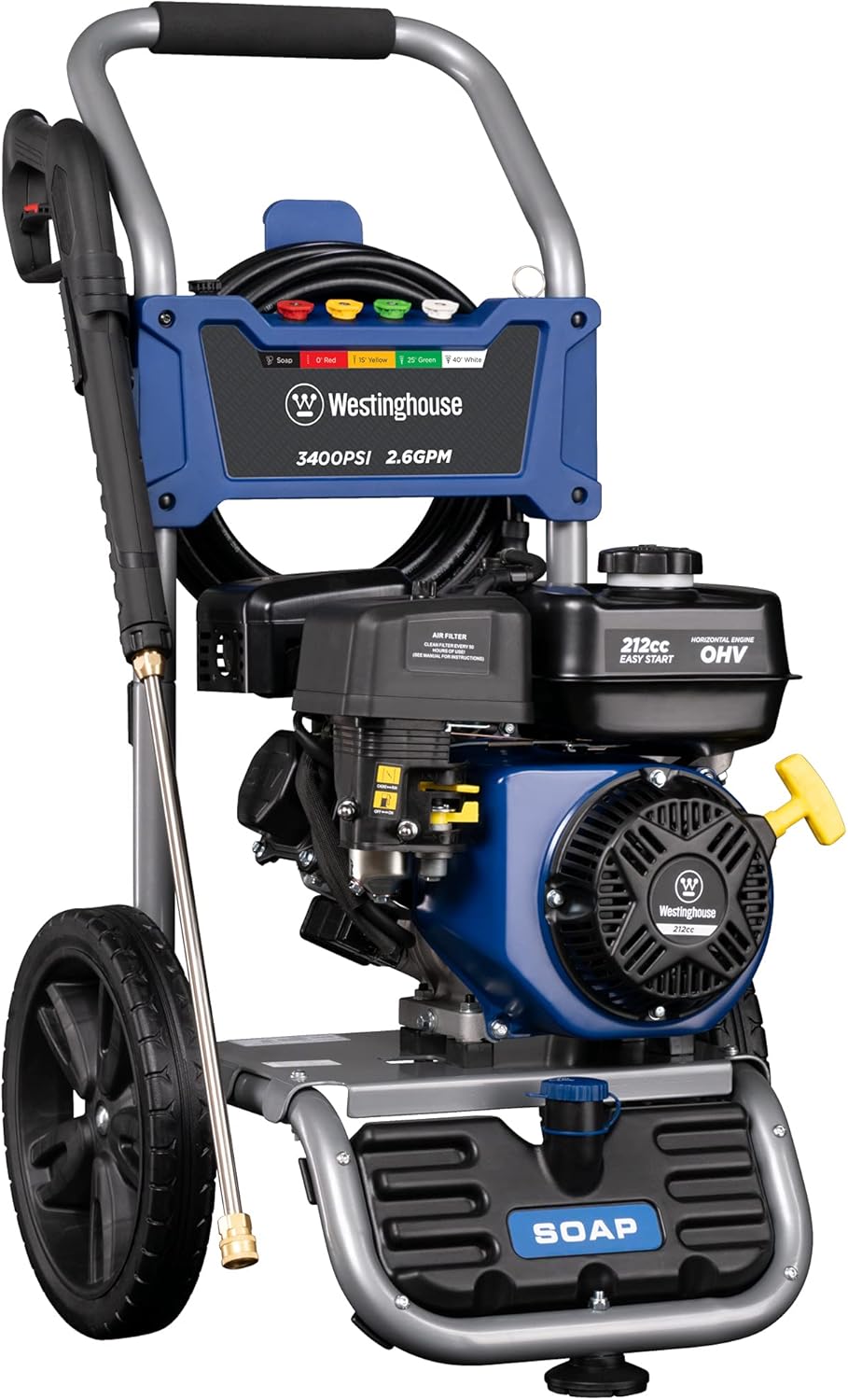 Gas Powered Pressure Washer 3200 PSI 2.5 GPM J441