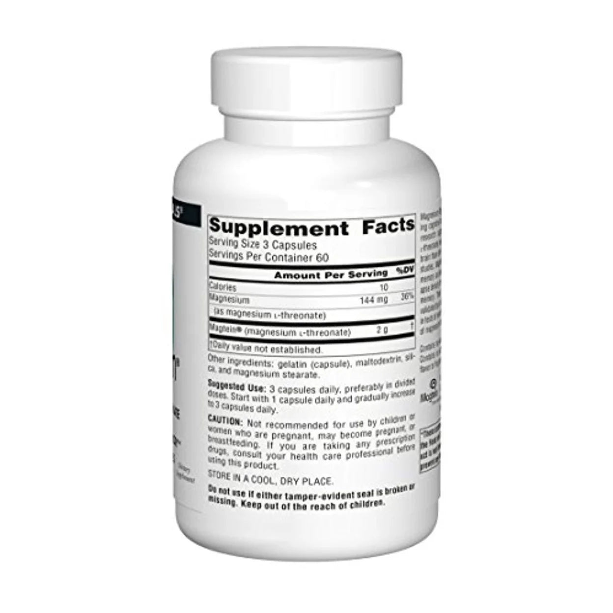 Magtein Magnesium L-Threonate 667 mg 180 Capsules H594544