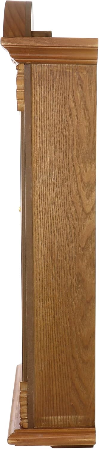 Honey Oak Chiming Pendulum Wall Clock S8273