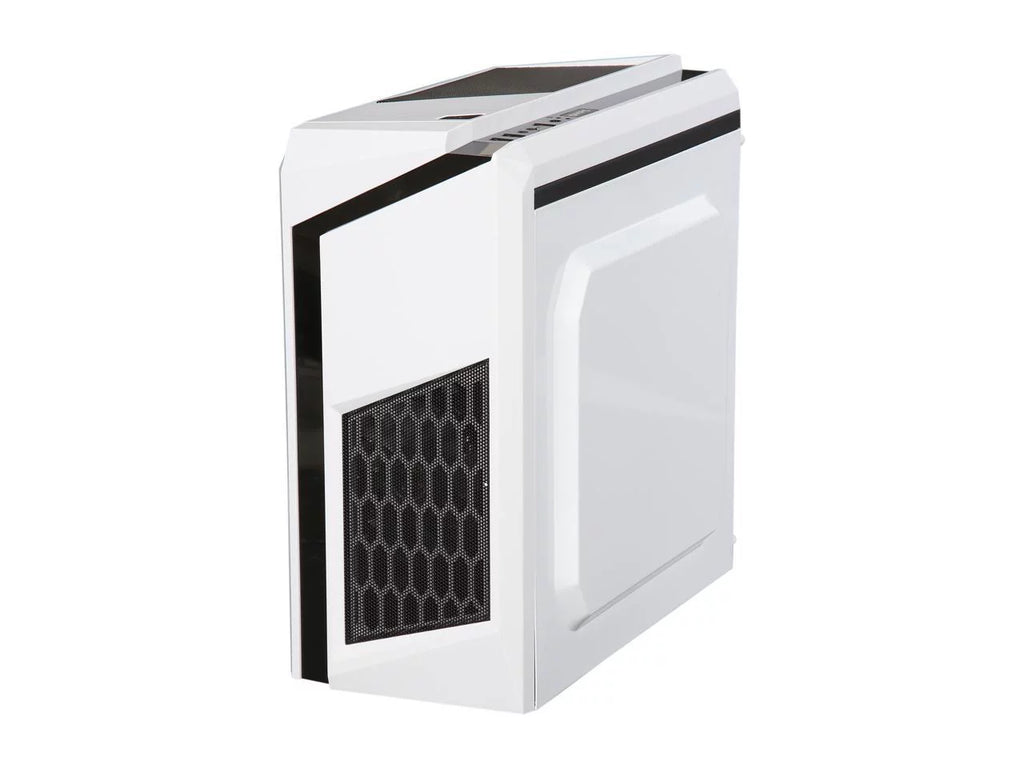 White SPCC Micro ATX Mini Tower Computer Case L707