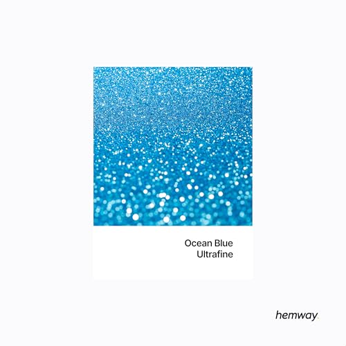 Fluorescent Blue Extra Chunky Metallic Crystal Flake Glitter 100g Z430713