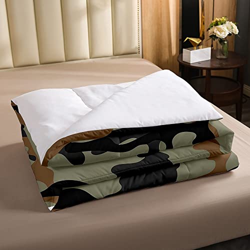 Camouflage Queen Size Comforter Set with Two Pillowcases U513