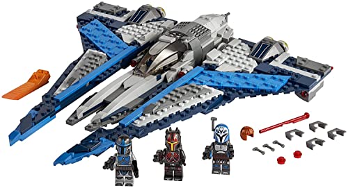 LEGO Star Wars Mandalorian Starfighter 544 Pieces Building Kit with 3 Minifigures K927010