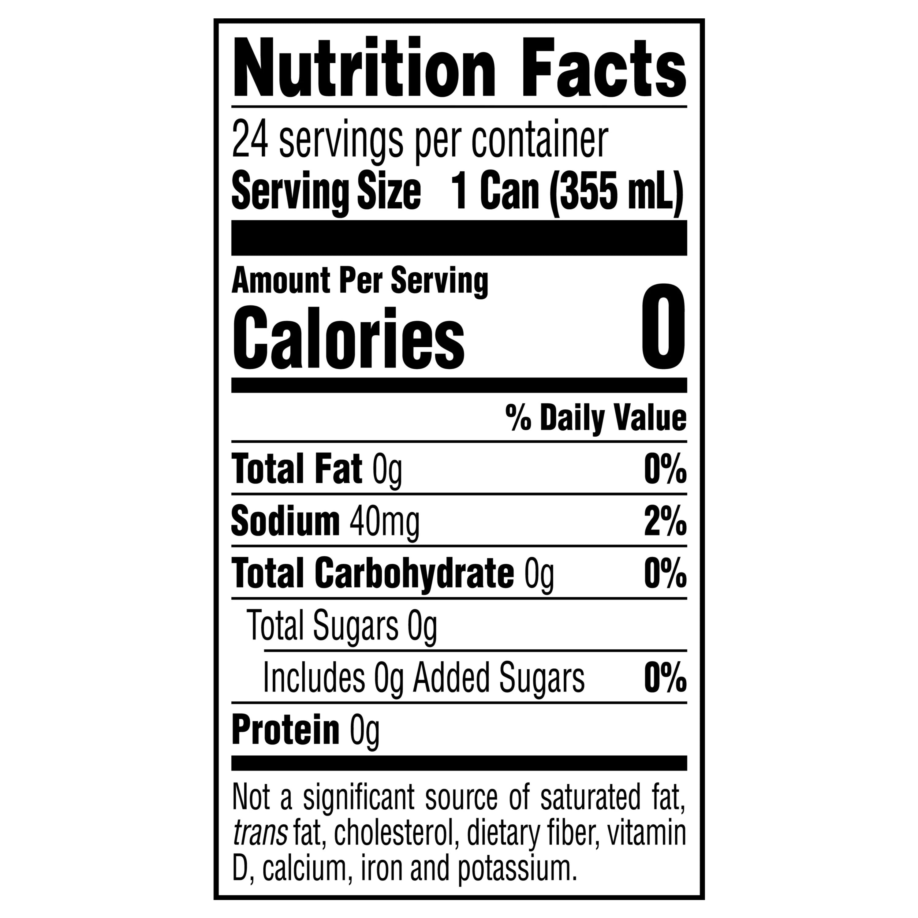 Caffeine Free Soda Pop, 12 fl oz, 24 Pack Cans T659499