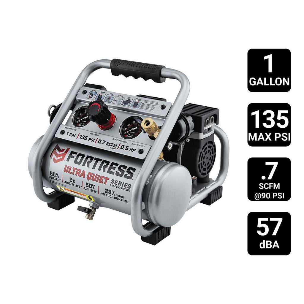 1 Gallon 135 PSI Oil-Free Air Compressor O574982
