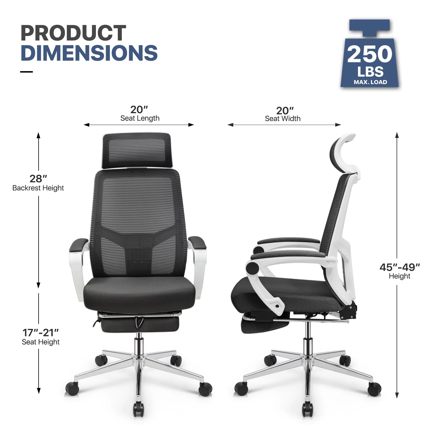Black Computer Desk and Chair Set with Bookshelf J24218
