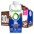 11 Fl Oz Pack of 12 Chocolate Fudge Protein Shake K4994