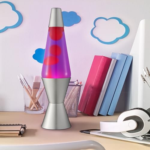 14.5 inch Purple Pink Aluminium Lava Lamp W16032
