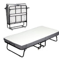 Black Folding Rollaway Bed with Mattress R532
