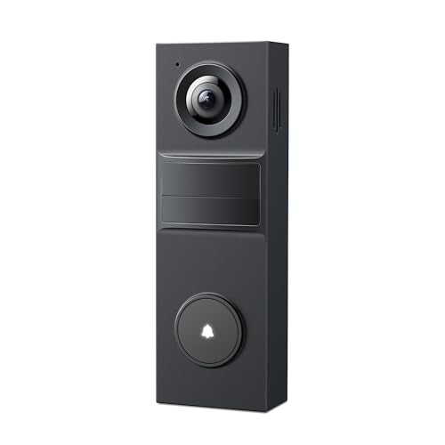 2K 5MP Wired Smart Video Doorbell Camera with Color Night Vision W858570