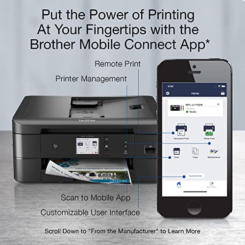 Wireless Color Inkjet All-in-One Printer with Duplex I48728