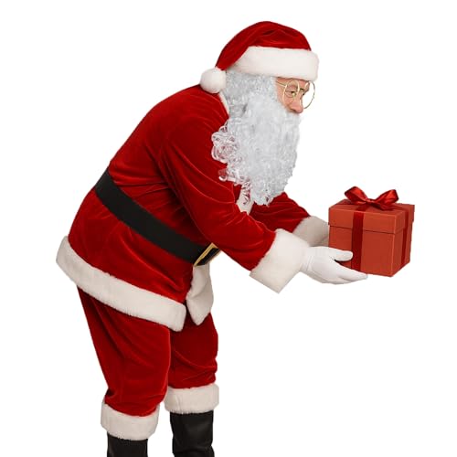 11 Pc Santa Claus Costume Suit K605