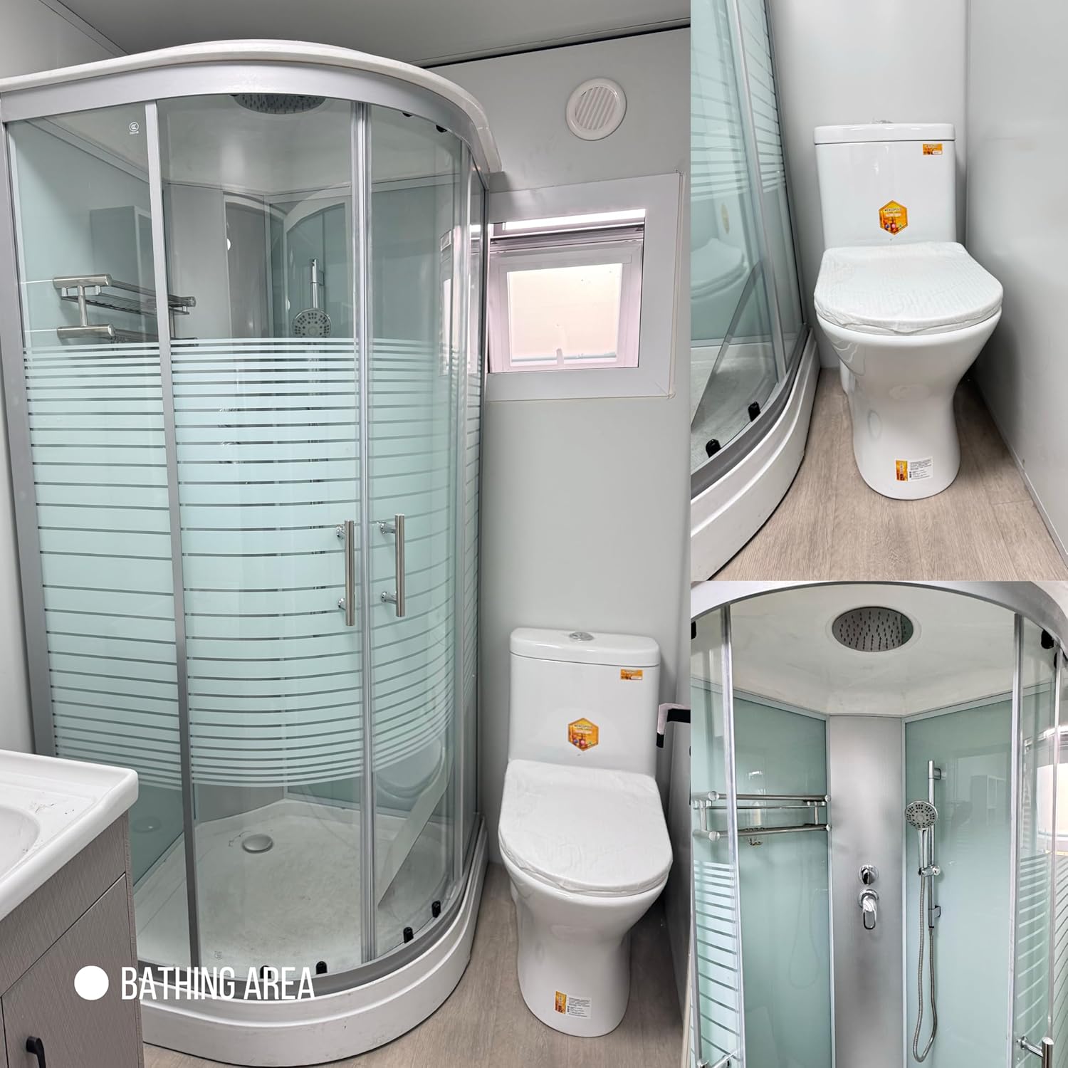 20ft Prefab White House with 2 Bedroom 1 Living room 1 bathroom 1 kitchen R866