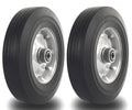 10-Inch Solid Rubber Tire Wheels Replacement 4.10/3.50-4" Flat Free Tire for Hand Truck (2-Pack) P717027