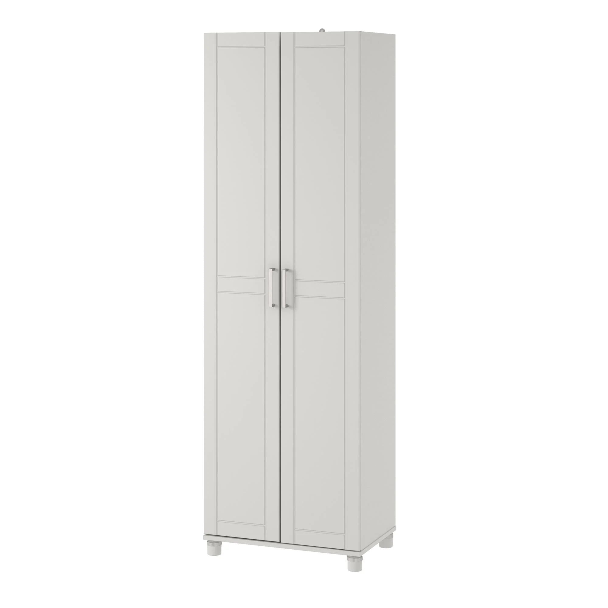 White Utility Storage Cabinet Y7099