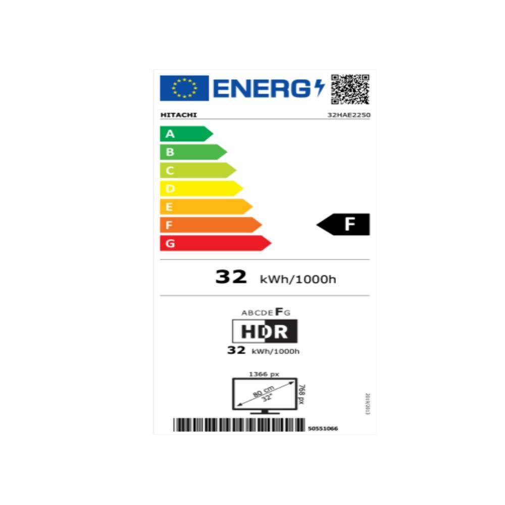 32x22 HD LED WiFi Black Smart TV X98568