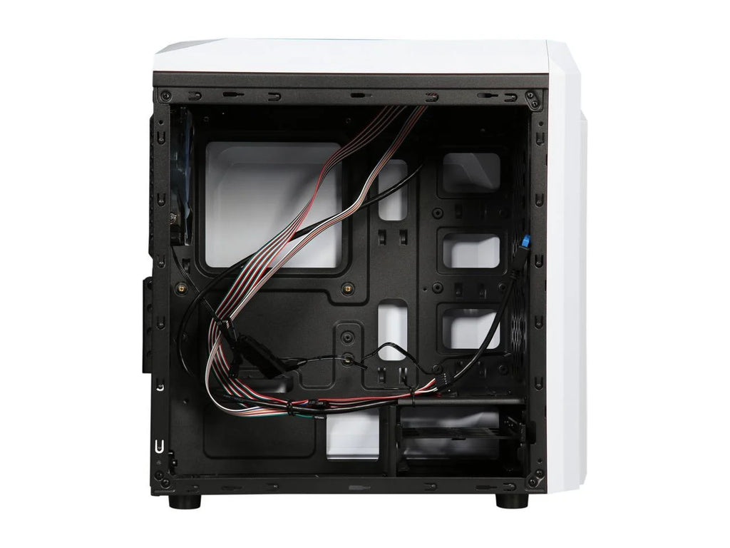 White SPCC Micro ATX Mini Tower Computer Case L707