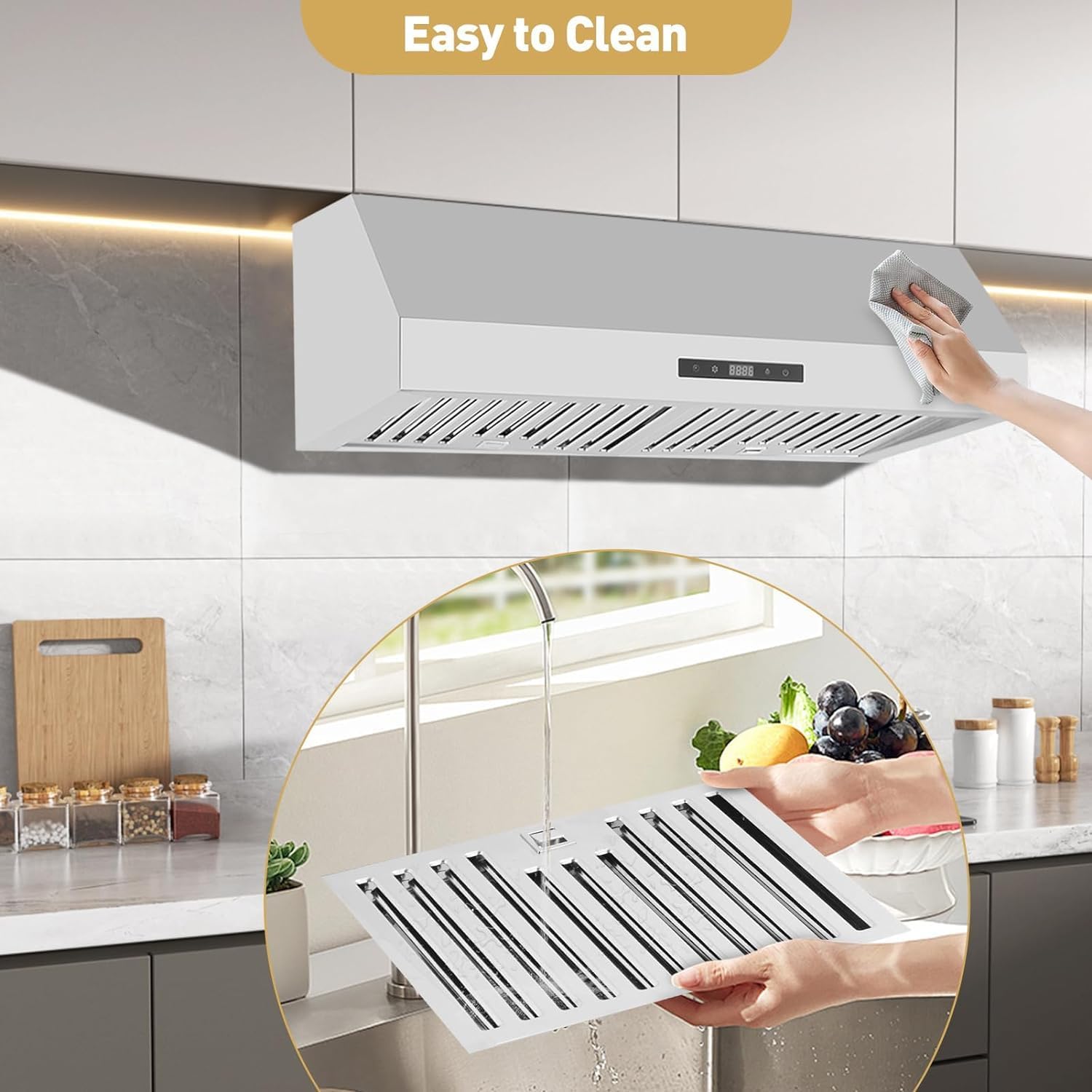 30 Inch Stainless Steel Under Cabinet Range Hood O740338