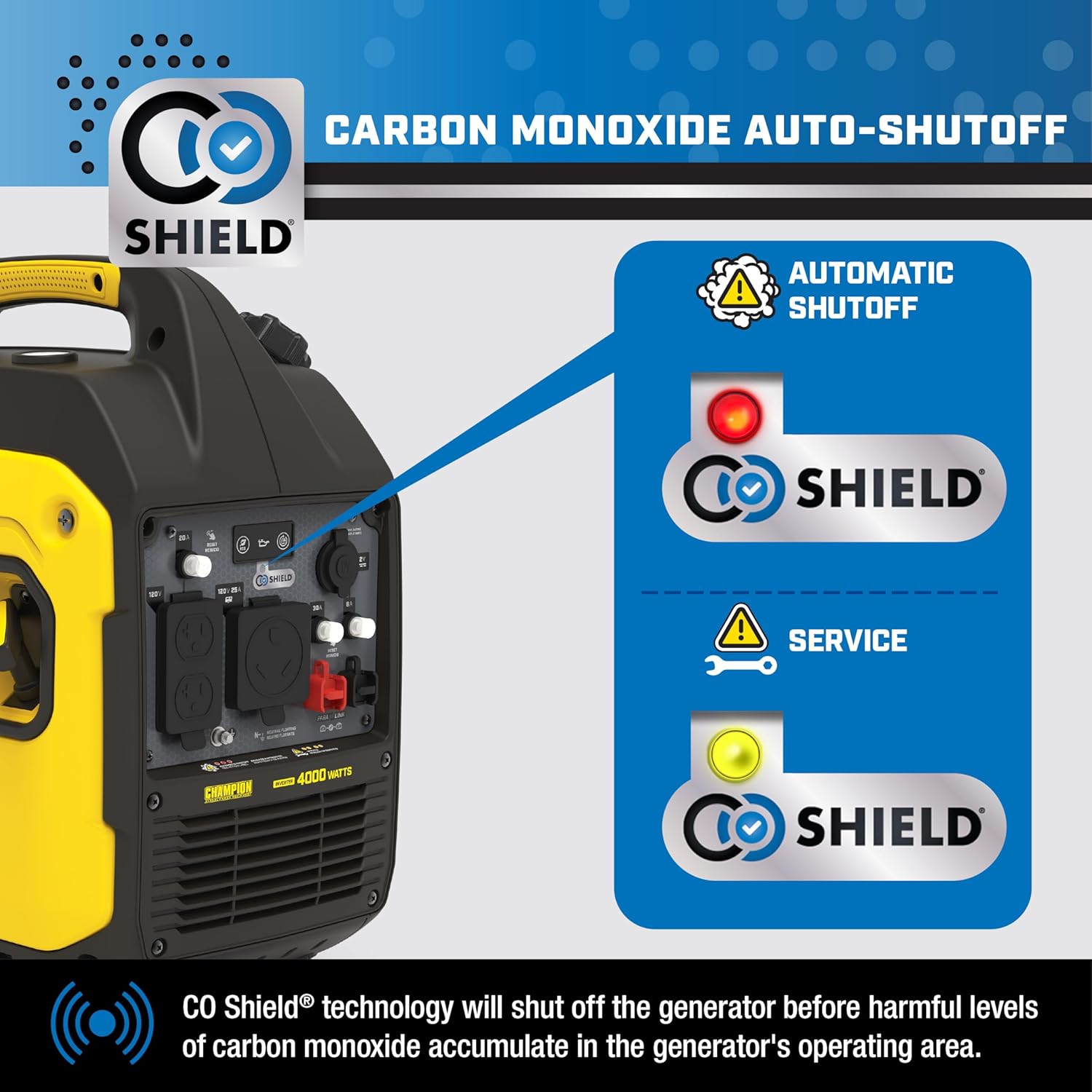 4000-Watt Portable Inverter Generator V859012