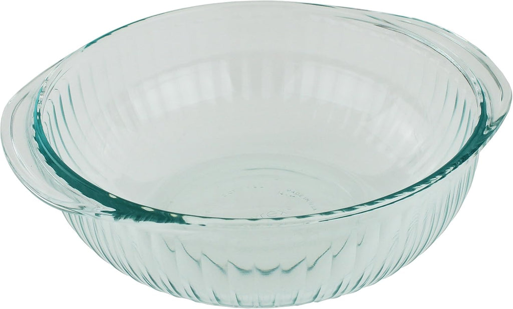 Clear 2-Qt Pyrex Serveware Bowl H584