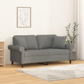 Dark Gray 47.2" Fabric 2-Seater Sofa V653841