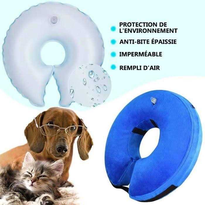 Protective Inflatable Cone Collar for Dogs and Cats C418