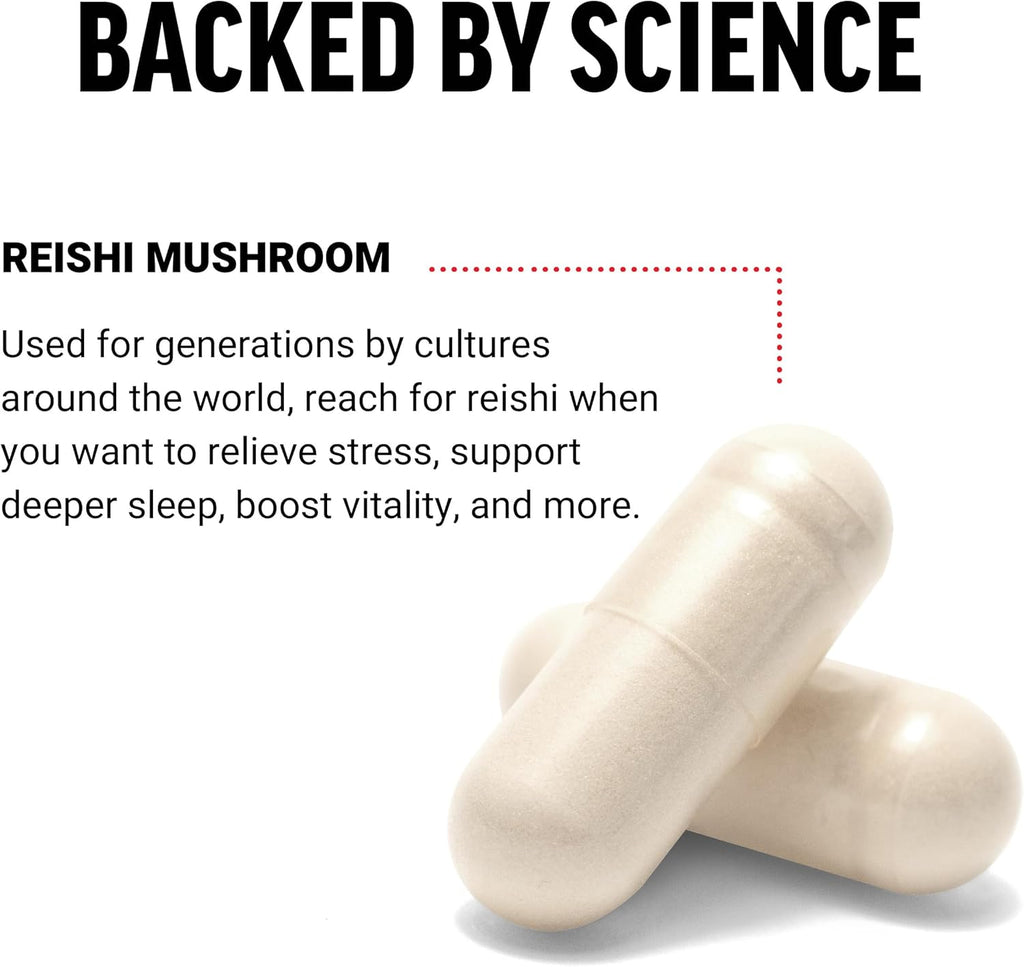 Reishi Mushroom Supplement, 100 Vegetable Capsules Q552972