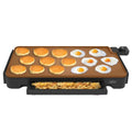 Extra Large Ceramic Griddle with Warming Tray F5523