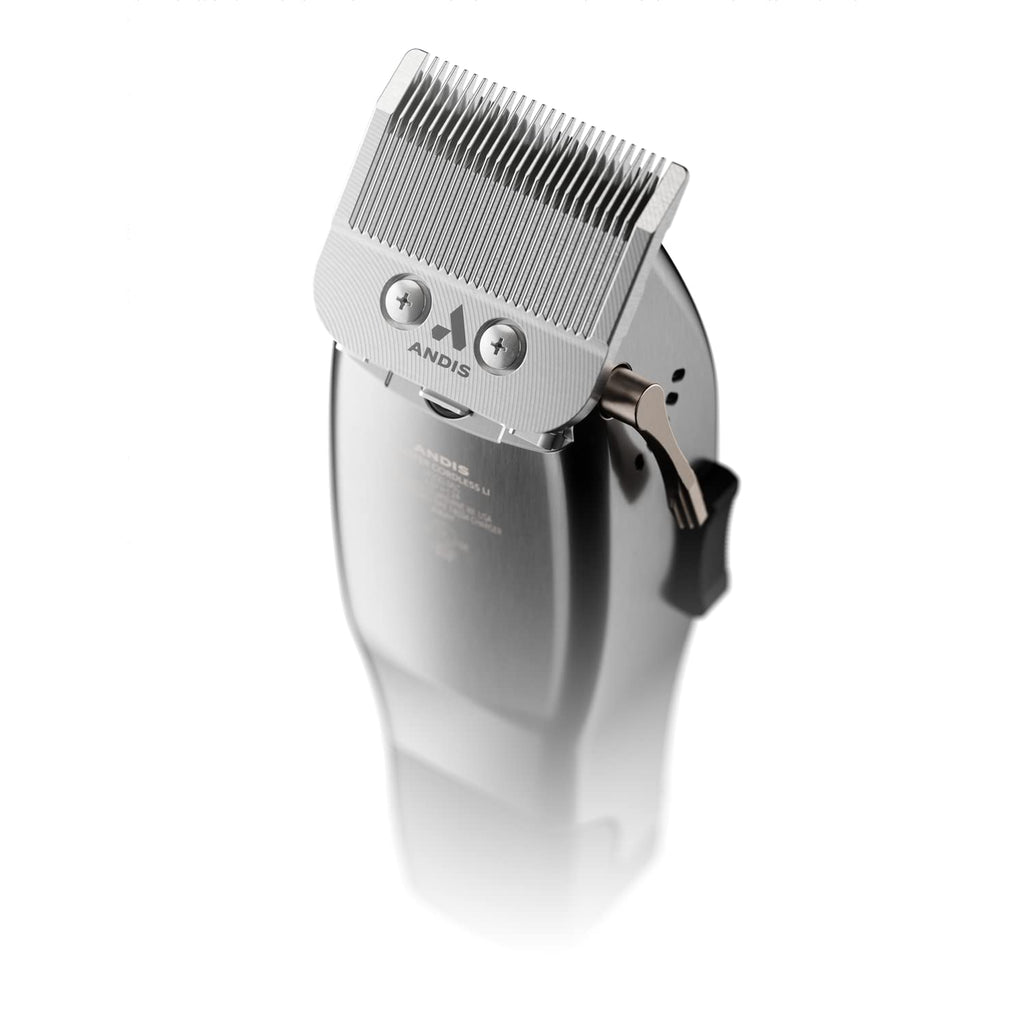 Silver Corded/Cordless Hair Trimmer with Adjustable Carbon Steel Blade E1246