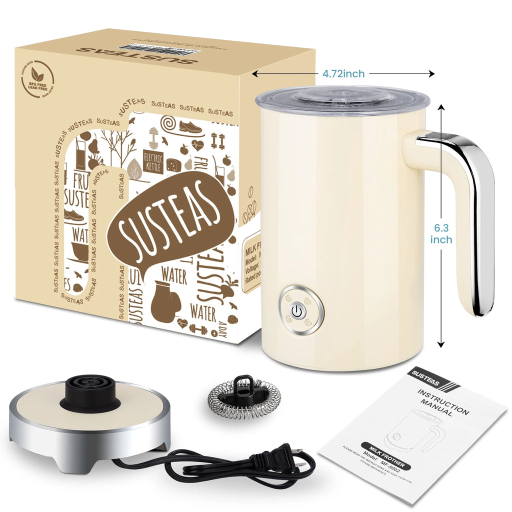Electric Milk Frother and Steamer with 4 Settings Q89967