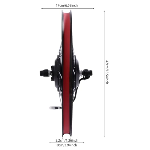 20Inch 36V 350W 5-Speed Front Wheel Electric Bike Conversion Kit with LCD Display V3033