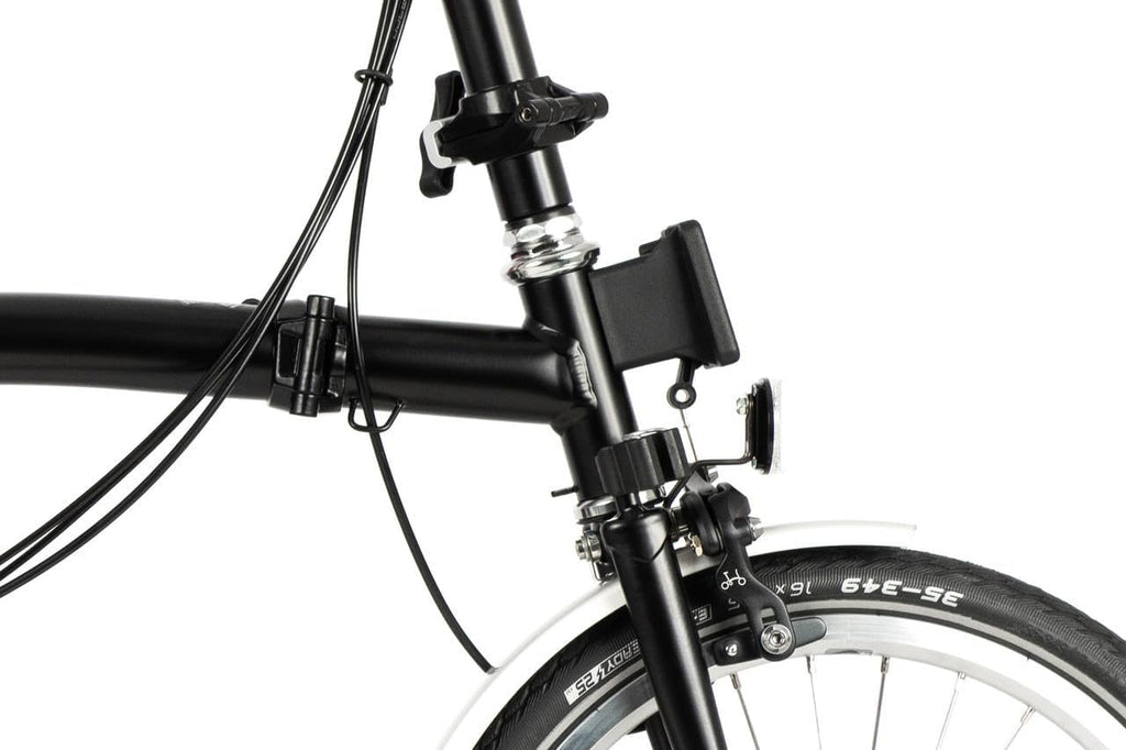 Black 6 Speed Folding Bike U3693