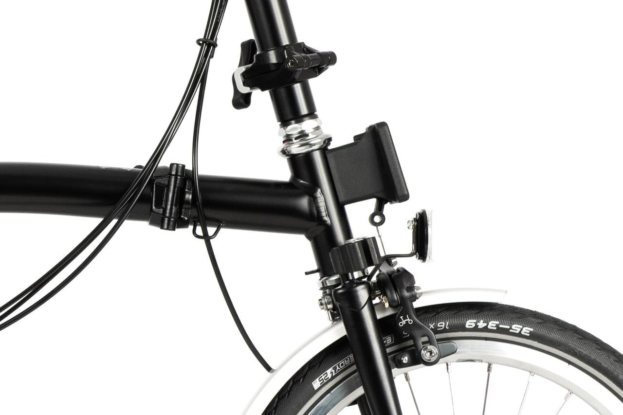 Black 6 Speed Folding Bike U3693