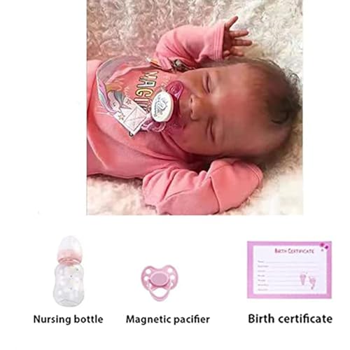 18" Realistic Soft Vinyl Silicone Full Body Sleeping Doll X9230