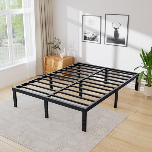 16 Inch Heavy Duty Metal Queen Bed Frame C380