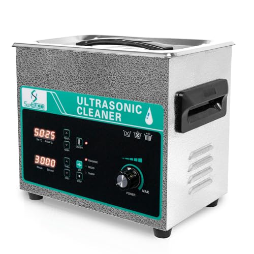 Ultrasonic Cleaner 3L with Adjustable Power, 120W Digital Timer and Heater O57503