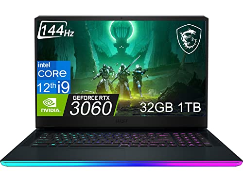17.3" 144Hz FHD Gaming Laptop, Intel i9-12900H, 32GB DDR5 RAM, 1TB PCIe SSD, GeForce RTX 3060 6GB V659419