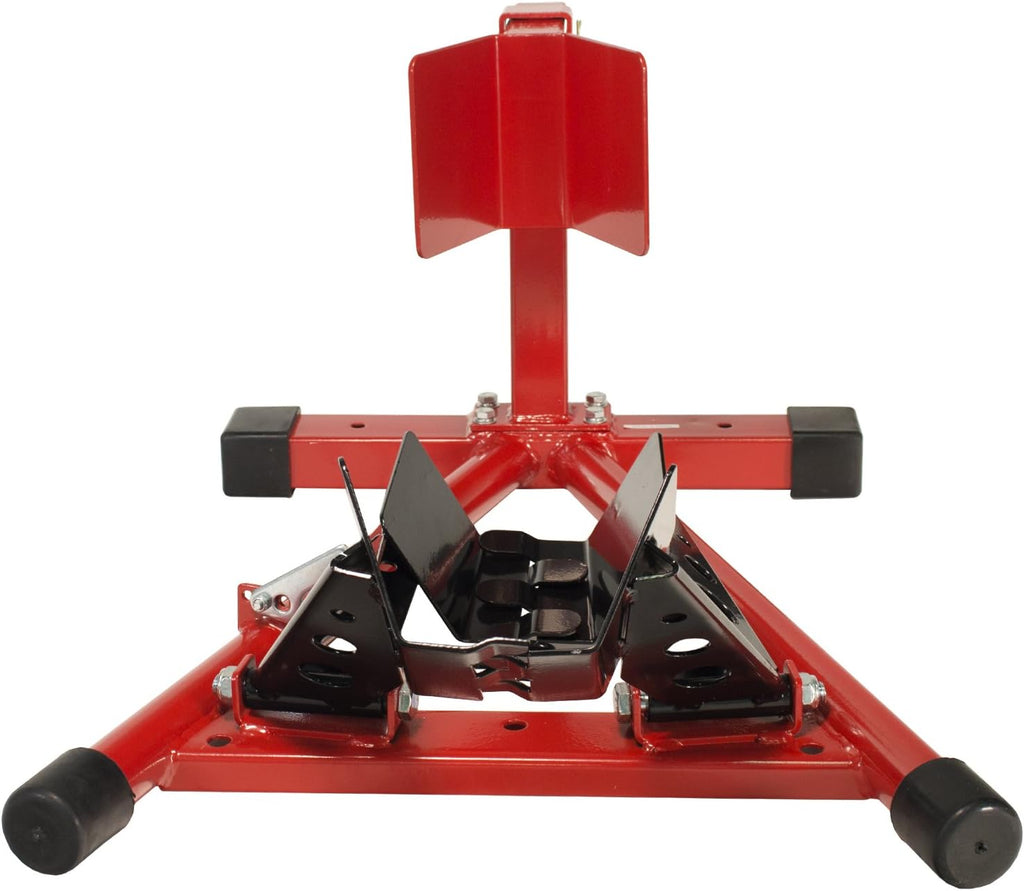 Motorcycle Wheel Chock Locking & Adjusting Stand fits 16" - 21" Tire V9673