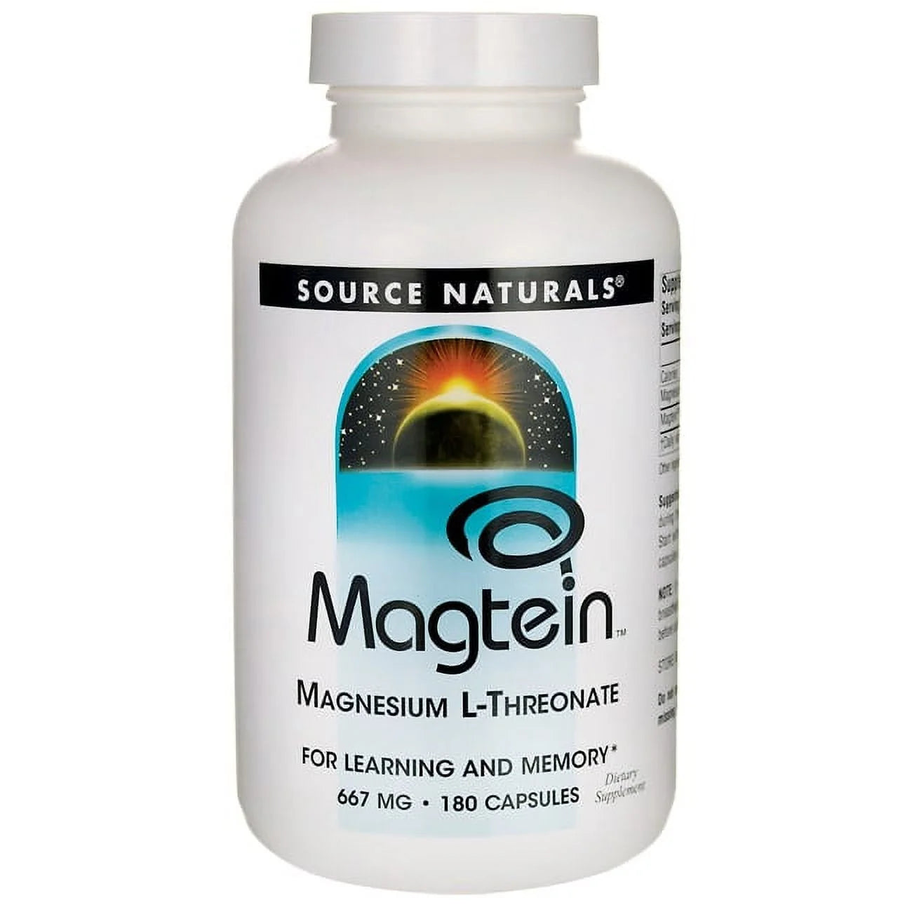 Magtein Magnesium L-Threonate 667 mg 180 Capsules H594544