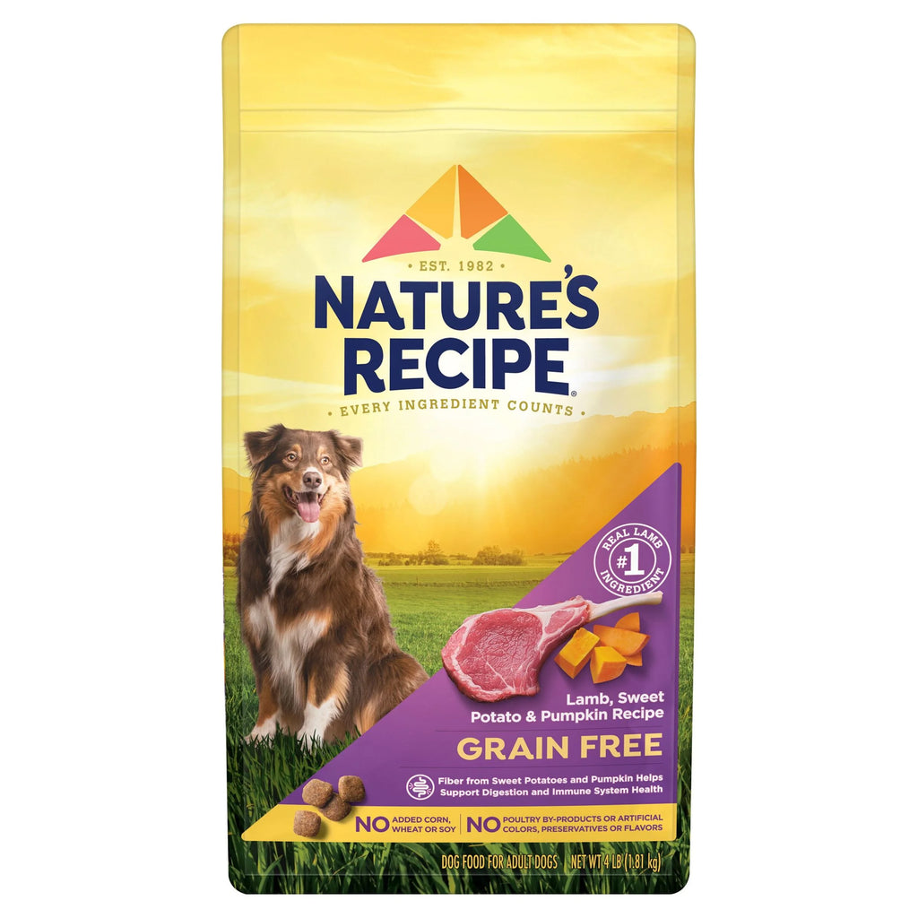 Grain Free Lamb, Sweet Potato & Pumpkin Dry Dog Food, 4 lb. Bag N6169