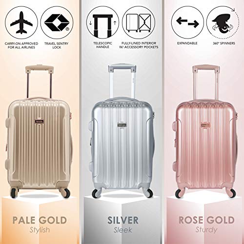 Midnight Blue Hardside Spinner Luggage, Carry-On 20-Inch V23240
