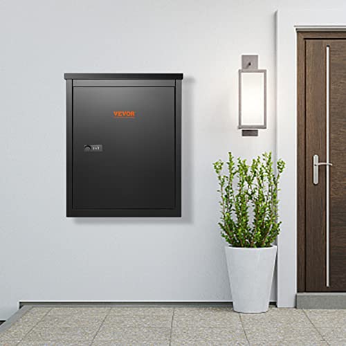 Extra Large Galvanized Steel Lockable Parcel Drop Box L52537