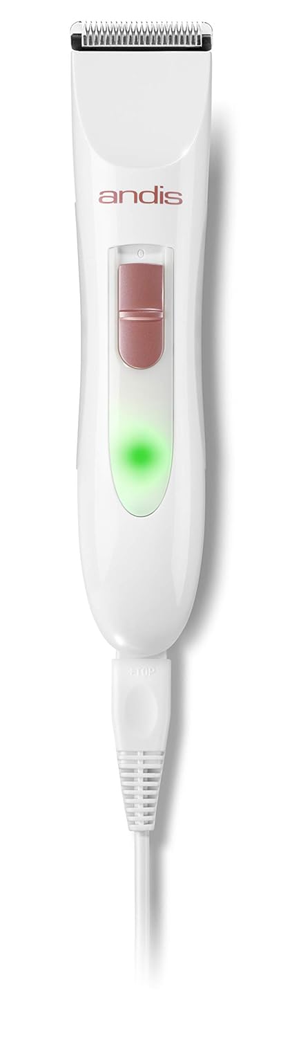 White Rechargeable Cordless Electric Trimmer with Stainless-Steel Blade S707